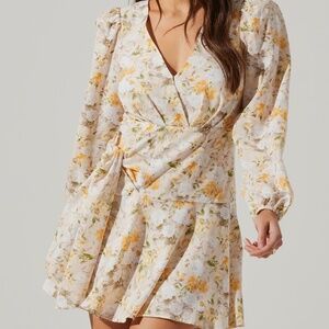 ASTR the label yellow floral dress